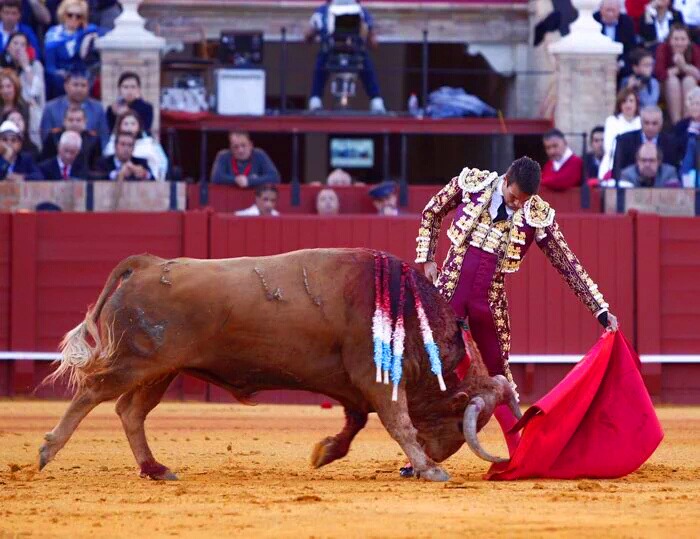 Manzanares 2 orejas en 12ª de Sevilla