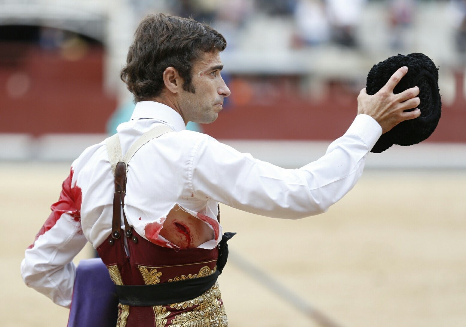 Robleño herido en el cierre de Madrid