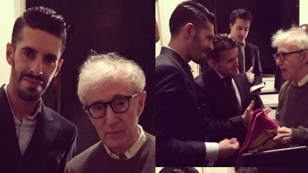 Talavante con Woody Allen en Nueva York