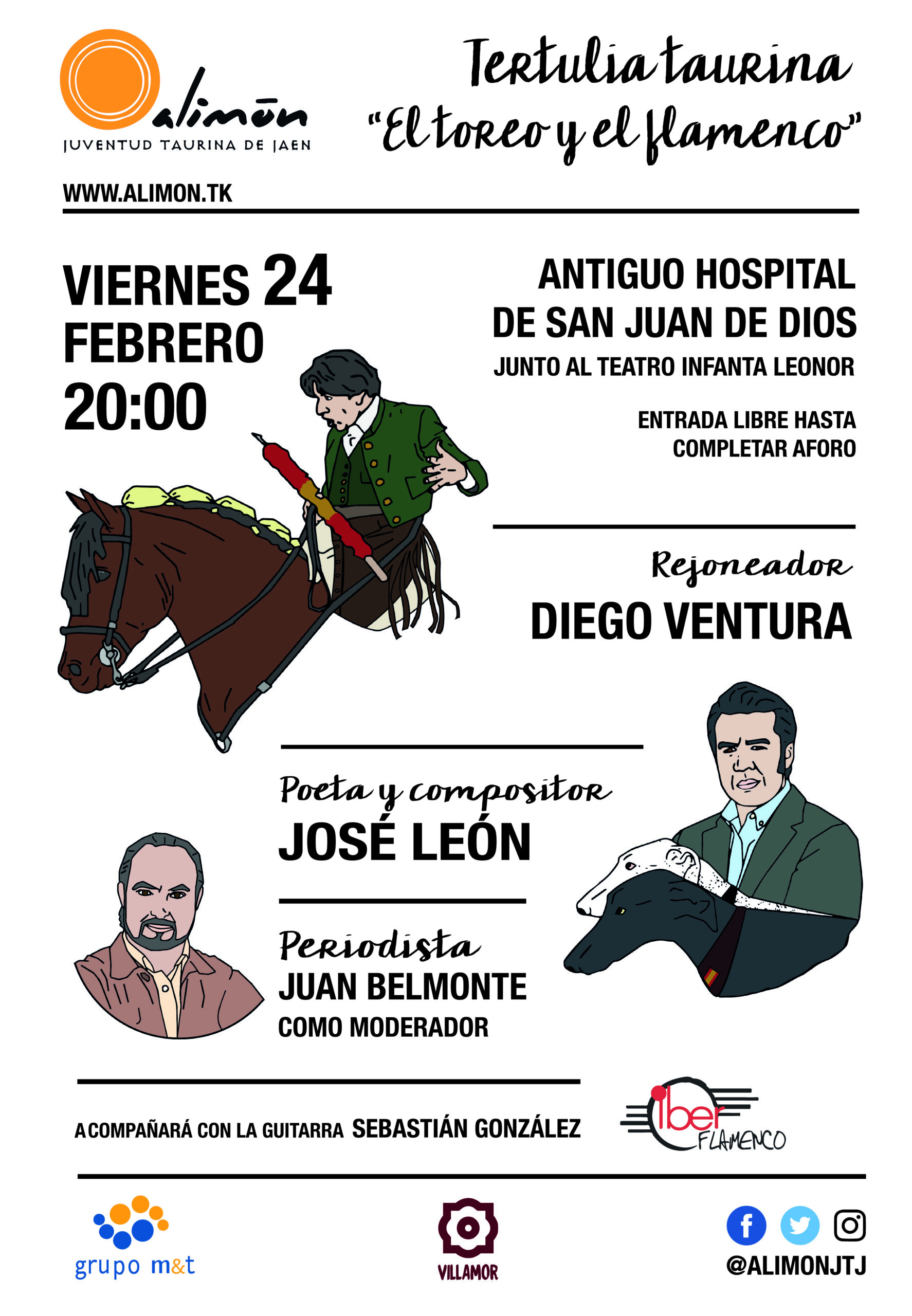 Juventud Taurina de Jaén presenta su tercera tertulia: «El toreo y el flamenco»