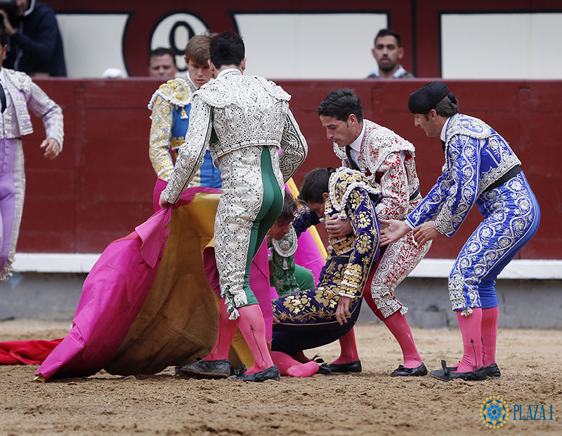 David Galván: Puntazo, conmoción y posible fractura