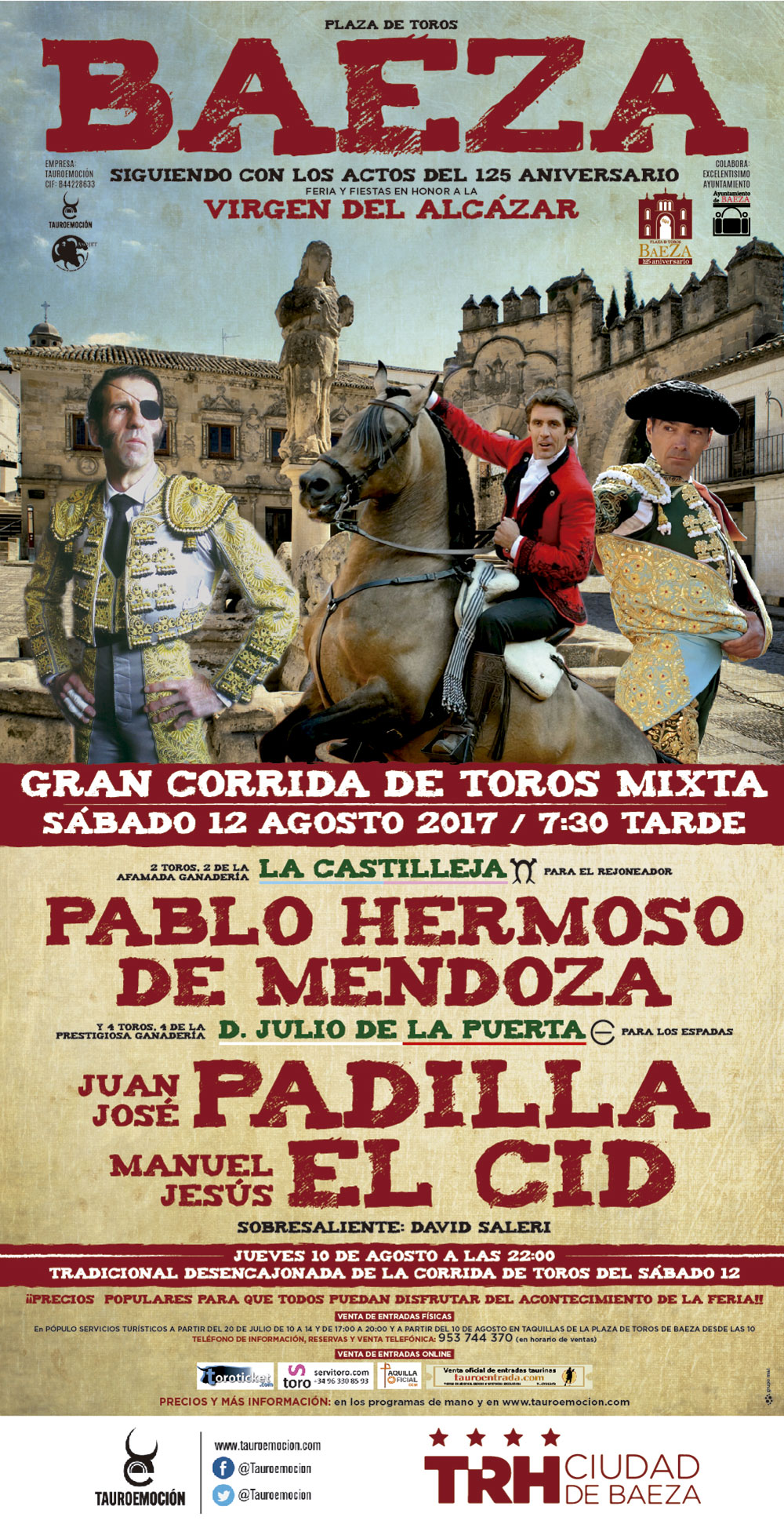 Tauroemoción presenta la Feria de Baeza 2017