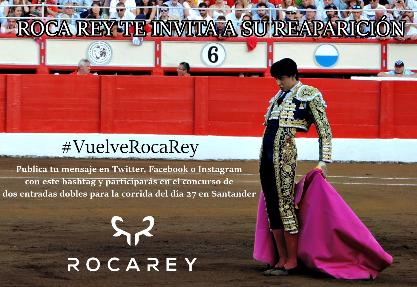 Roca rey te invita a su regreso en Santander