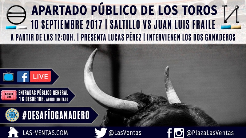 Apartado público con los ganaderos en Madrid