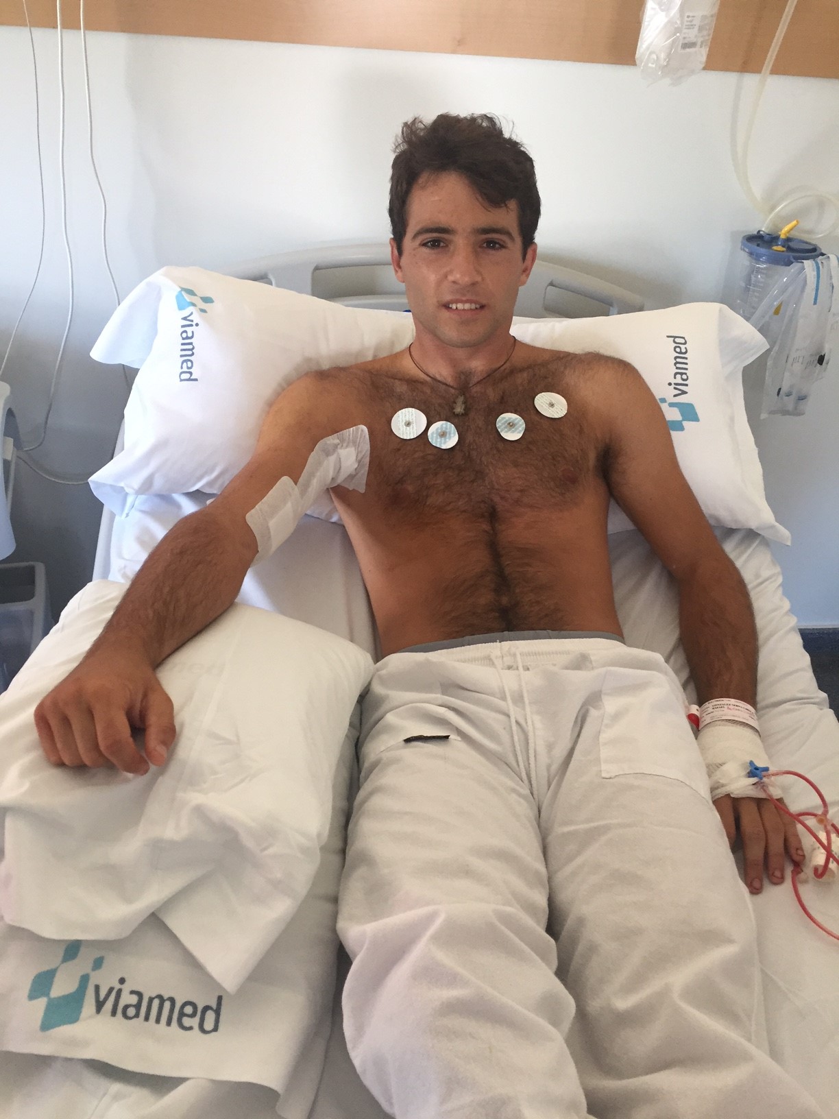 Rafael Serna “He pasado la noche muy dolorido aunque sin fiebre”