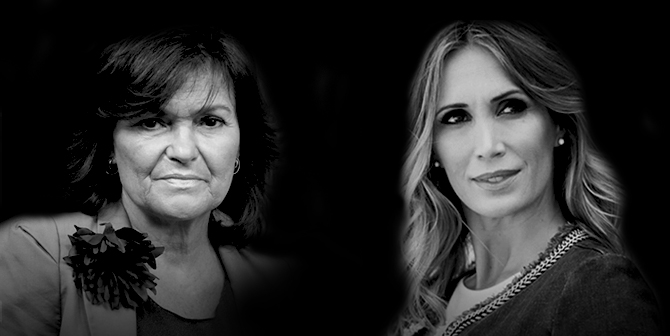 Cristina Sánchez y Carmen Calvo, mano a mano en Fundación Cajasol