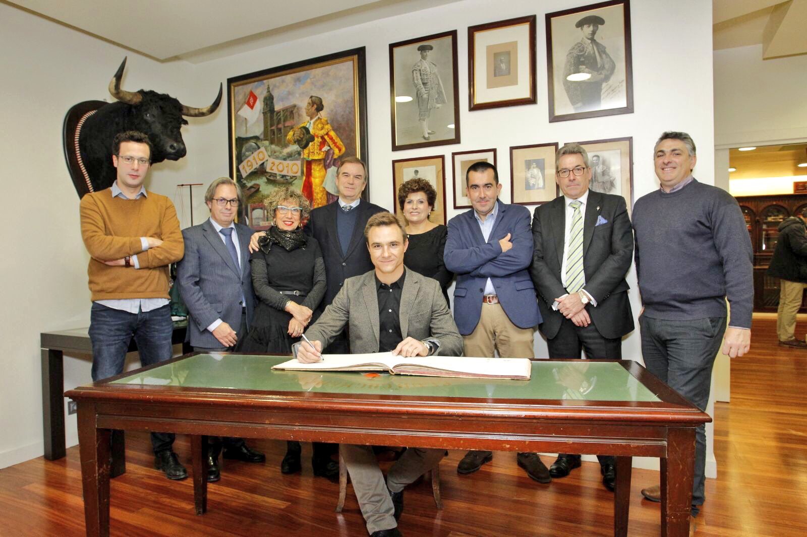 Juan Bautista en el Club Cocherito de Bilbao