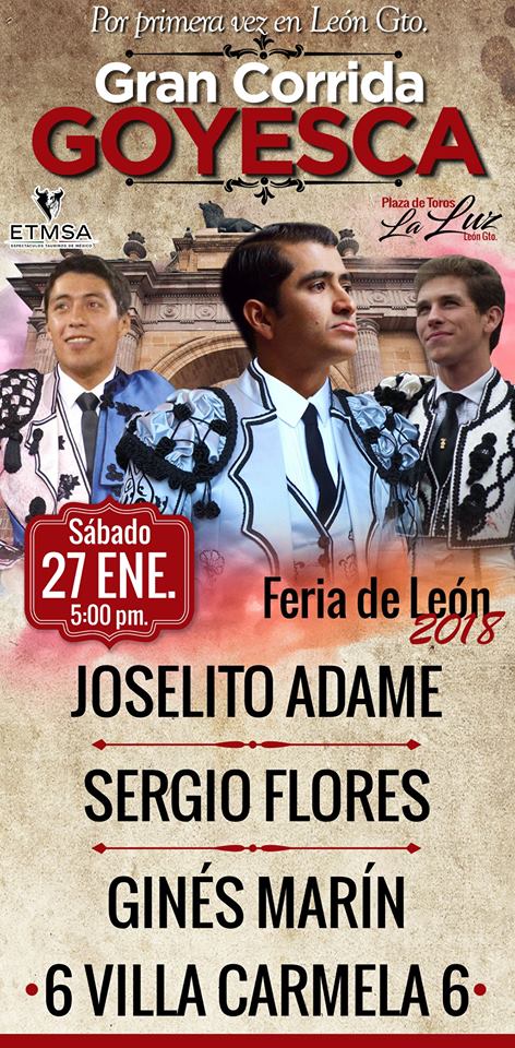 La Ciudad de León celebrará su primera corrida goyesca