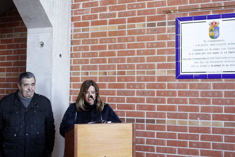 Fandiño ya tiene en el coso de La Candelaria su azulejo