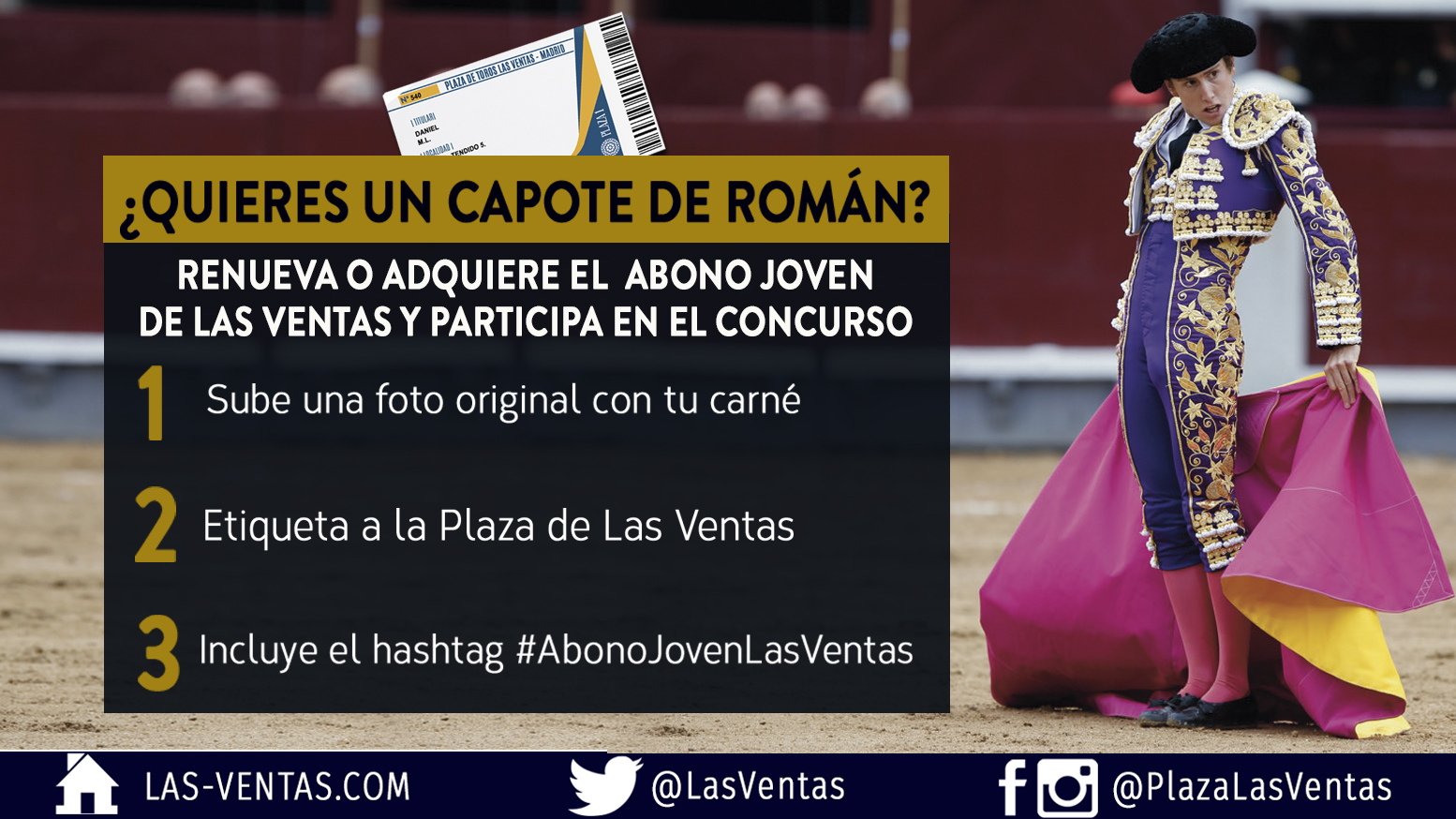 Jóvnes ¿Queréis el capote de Román?