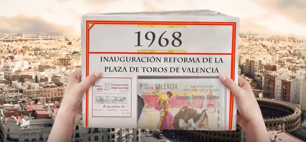 Vídeo promocional de la plaza de toros de Valencia en sus Fallas 2018