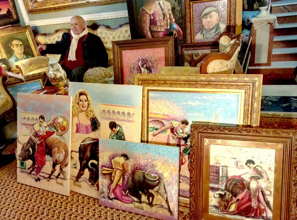 Pedro Escacena enriquece el patrimonio artístico del Real Club Taurino de Murcia