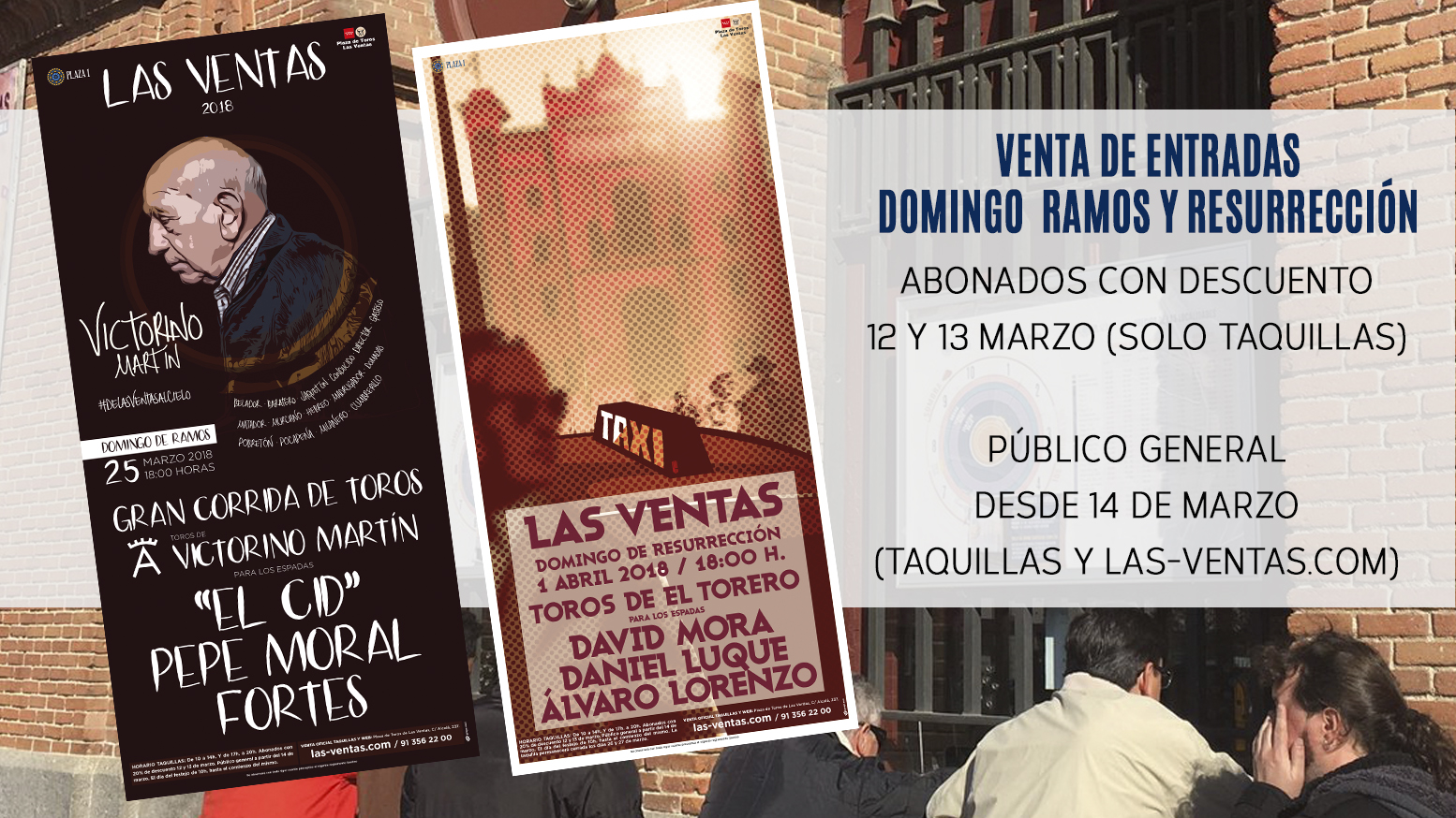 Venta de entradas para el Domingo de Ramos y Resurrección