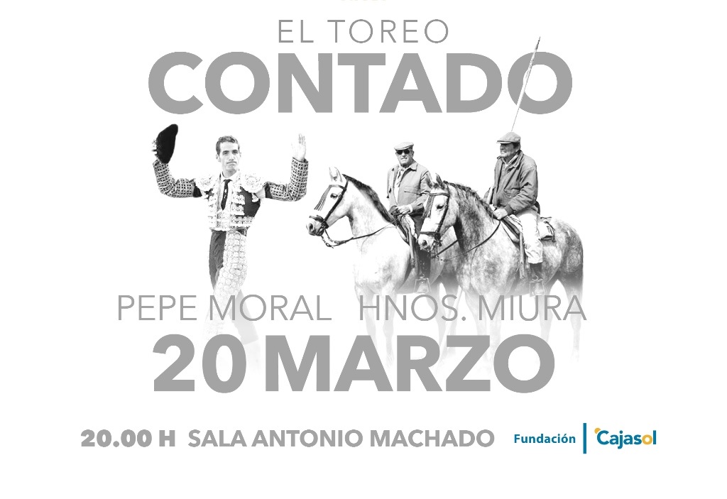 Pepe Moral y los hermanos Miura, protagonistas el martes en El Toreo Contado