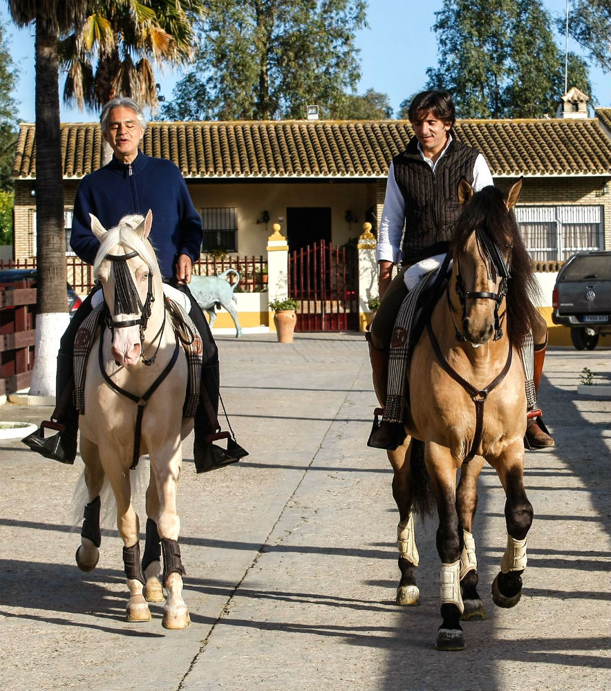 Diego Ventura y Andrea Bocelli, encuentro de genios