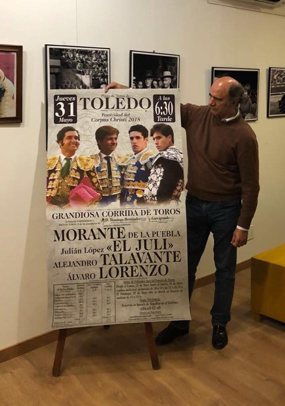 Presentado el cartel de la corrida de toros del Corpus en Toledo