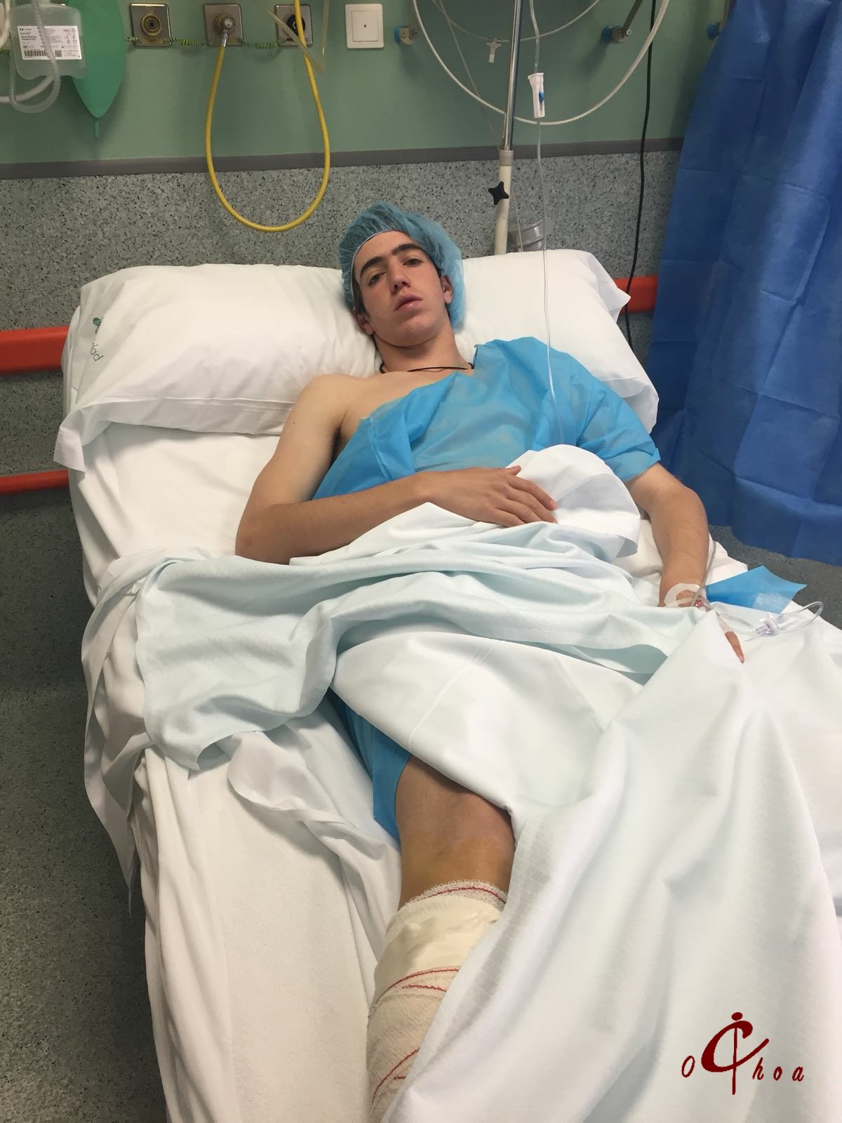 Carlos Ochoa intervenido de una cornada interna producida en Madrid