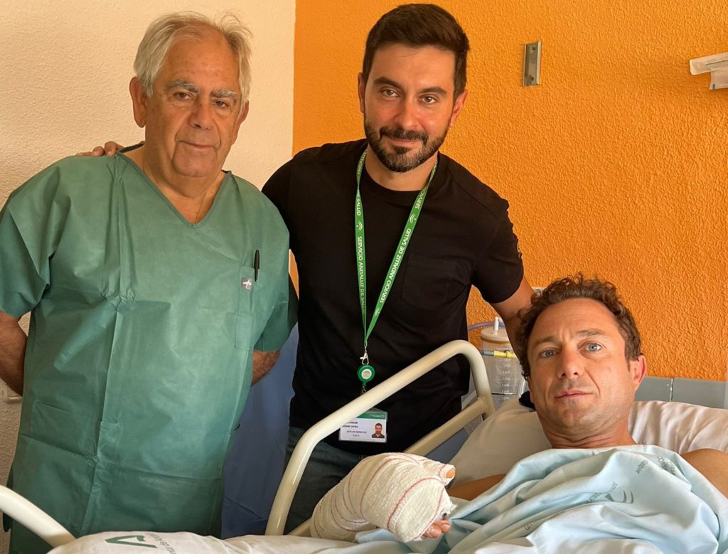 Rafaelillo en el Hospital e Úbeda tras el percance