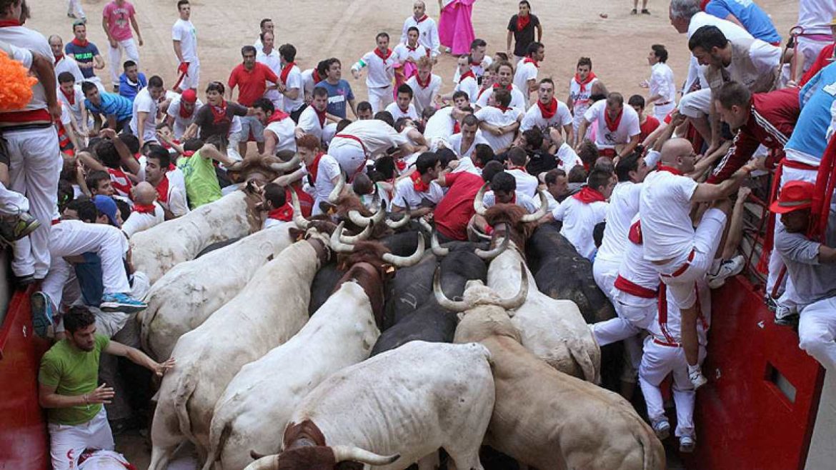 Se cumplÃ©n diez aÃ±os del terrible tapÃ³n humano en el encierro de Fuente Ymbro de San FermÃ­n