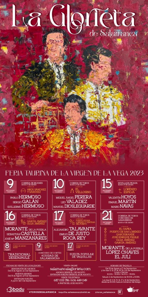 carteles feria taurina Salamanca 2023